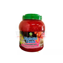 BOBA STRAWBERRY Nata de coco Topping 3,8kg x 4